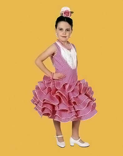 Robe flamenco pour enfant mod. Ilusión