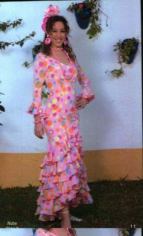 Robes flamencos pour dames: mod. Nube