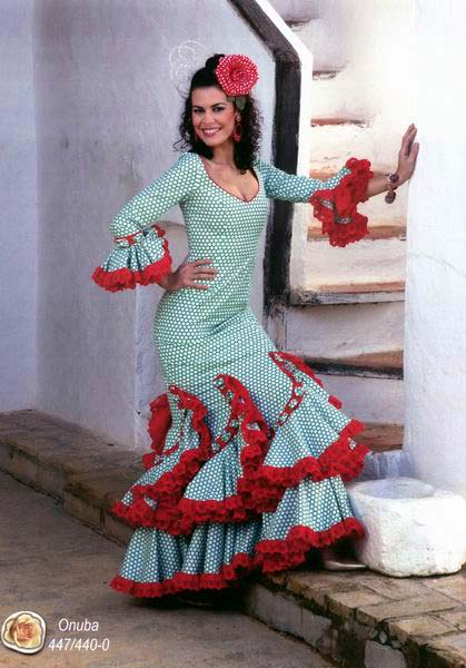Traje de flamenca: mod. Onuba