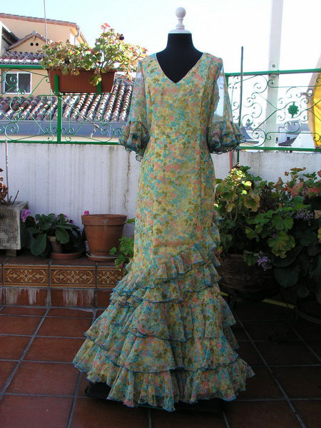 Flamenco Dress Luz Gasa 46. Outlet23