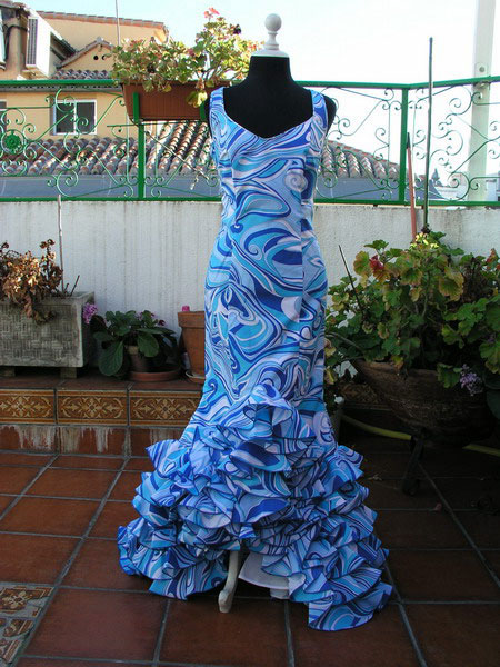 Flamenco Dress Olas 42. Outlet3