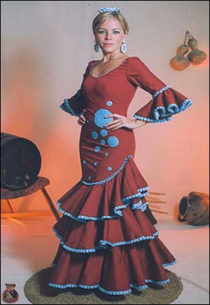 Traje de flamenca: mod. Garrucha