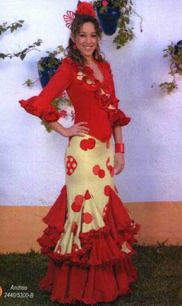 Ladies flamenco outfits: mod. Andrea