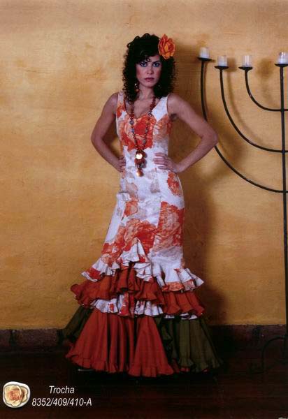 Ladies flamenco outfits: mod. Trocha