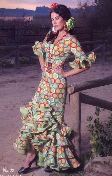 Ladies flamenco outfits: mod. Venus