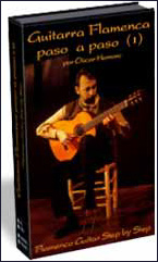 La guitarra flamenca Paso a Paso Tecnica Basica Vol. 1 por Oscar Herrero. VHS - PAL