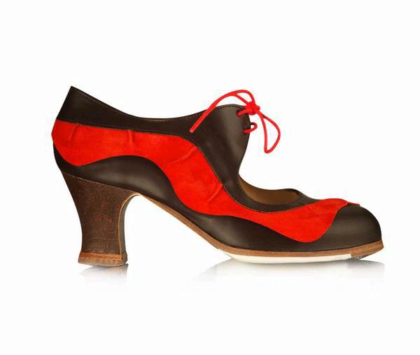 Begoña Cervera Flamenco Shoes. Volante Cordonera