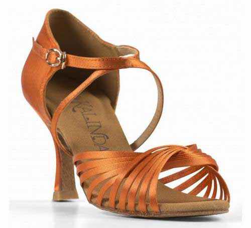 Sandals for Latin Dance model Tangerine