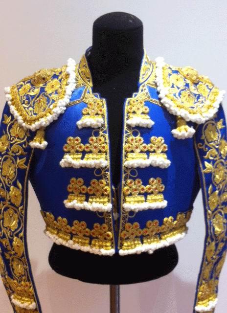 Authentic bullfighter costumes and bullfighter capes