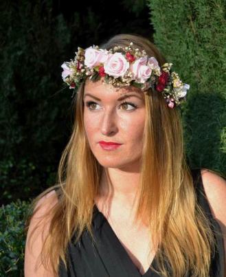 Coronas de flores modelo Adele