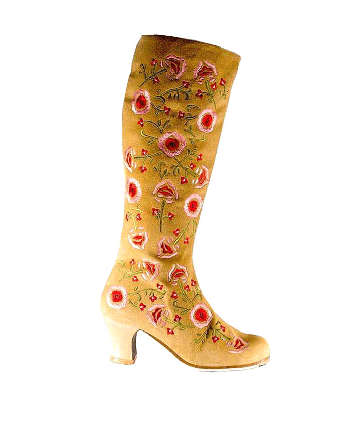Chocolata. Custom Begoña Cervera Flamenco Shoes