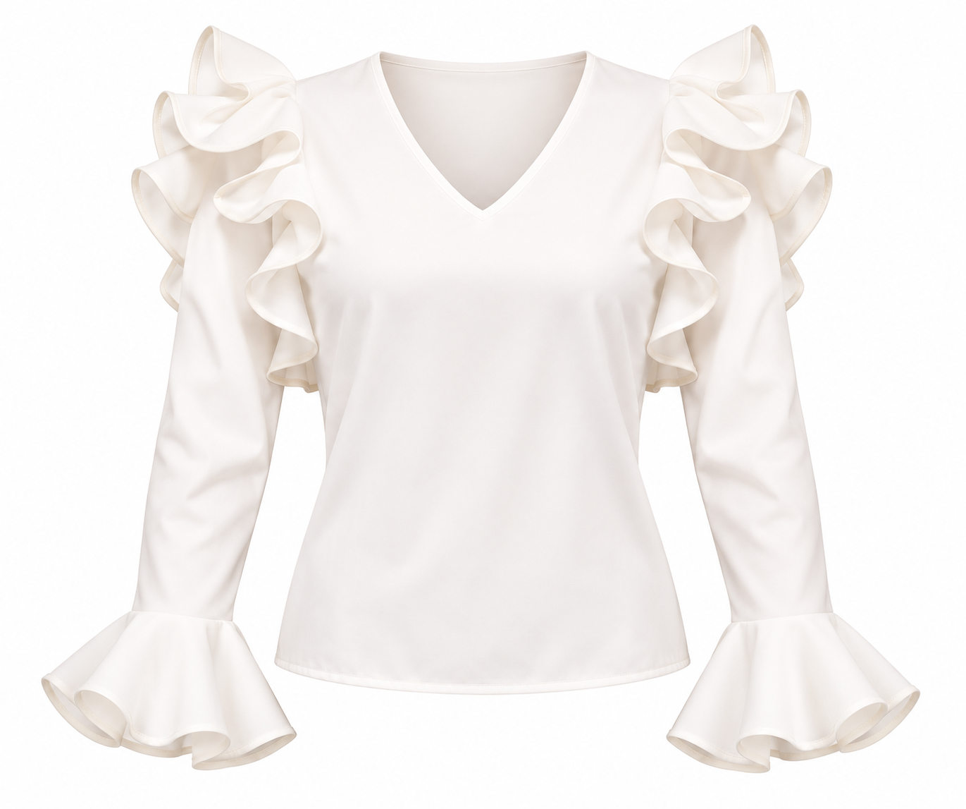 Blouses Flamenco à Volants. Mod 20