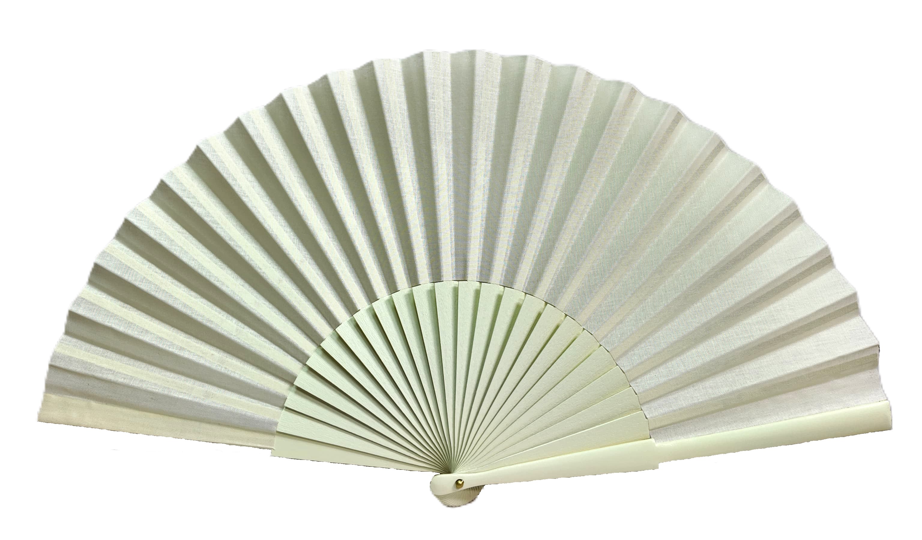 Abanico medio-pericón para el baile flamenco 51 cm X 27.5 cm