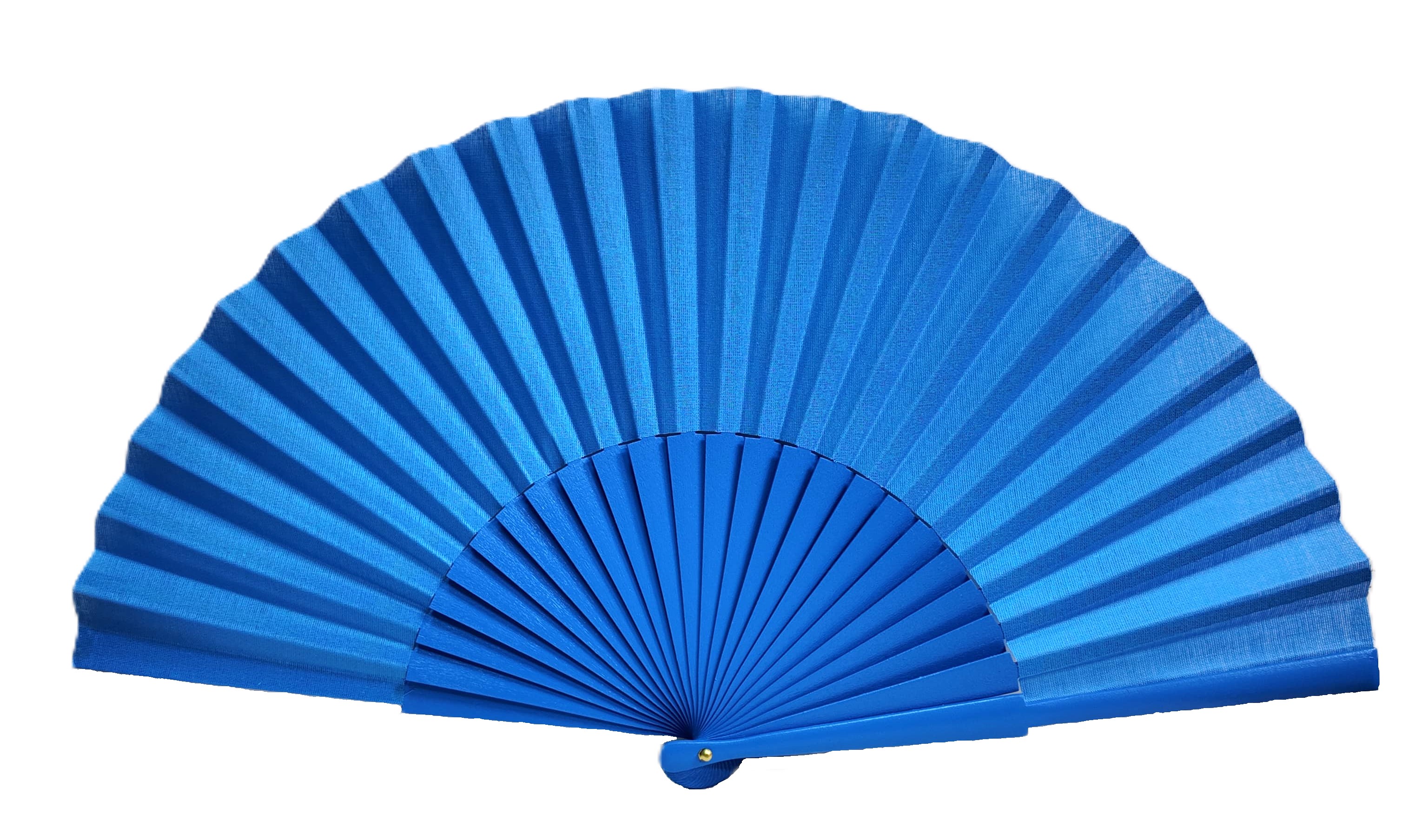 Abanico medio-pericón para el baile flamenco 51 cm X 27.5 cm