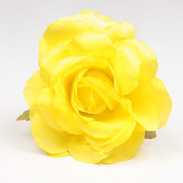 Petite rose de Cadix. 10cm. Jaune 24