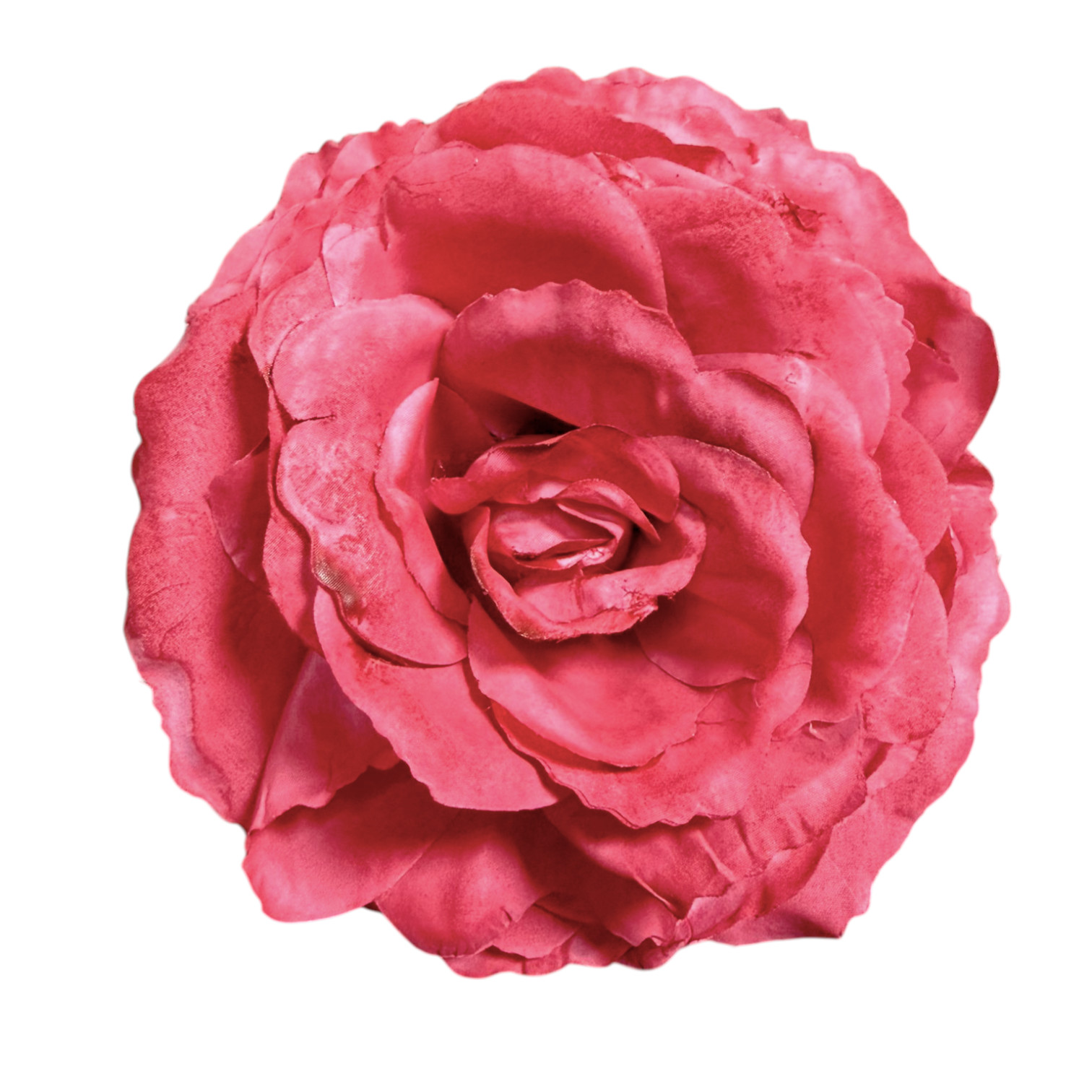 Rosa Grande King. Flor Flamenca Teja TR53. 17cm