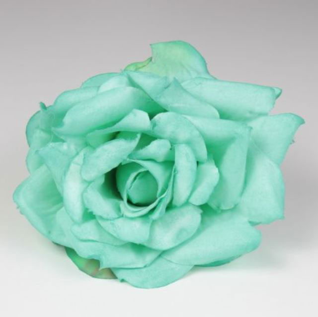 Rosa Toledo. Flor Flamenca Verde VR27. 13cm
