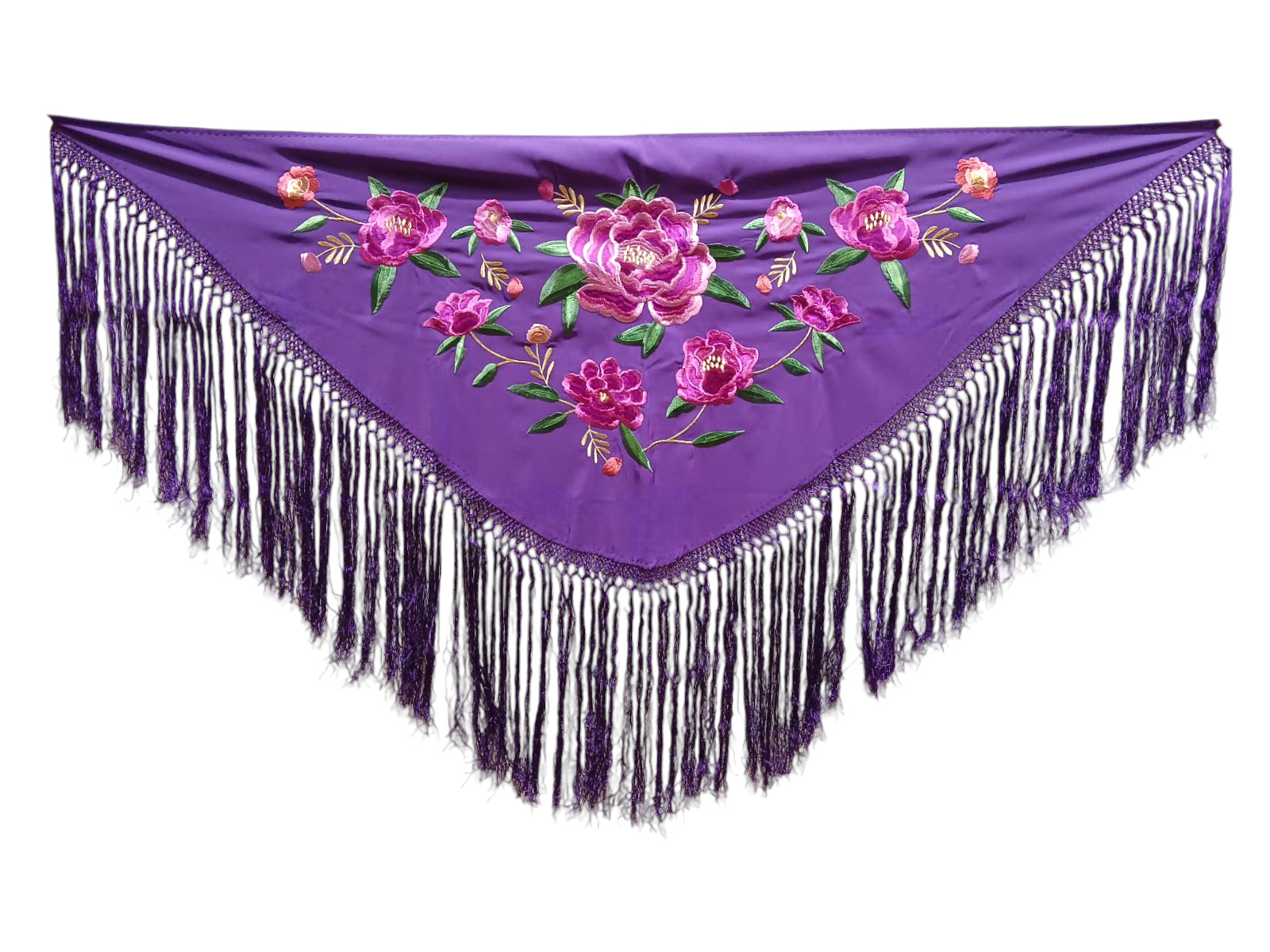 Mantoncillos de Flamenca Bordados con Flores