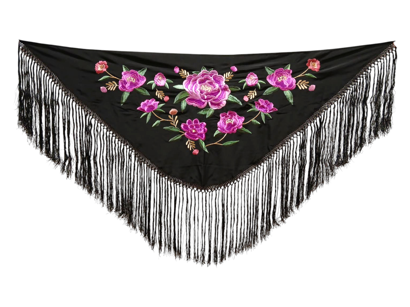 Châles Flamenco Brodés de Fleurs