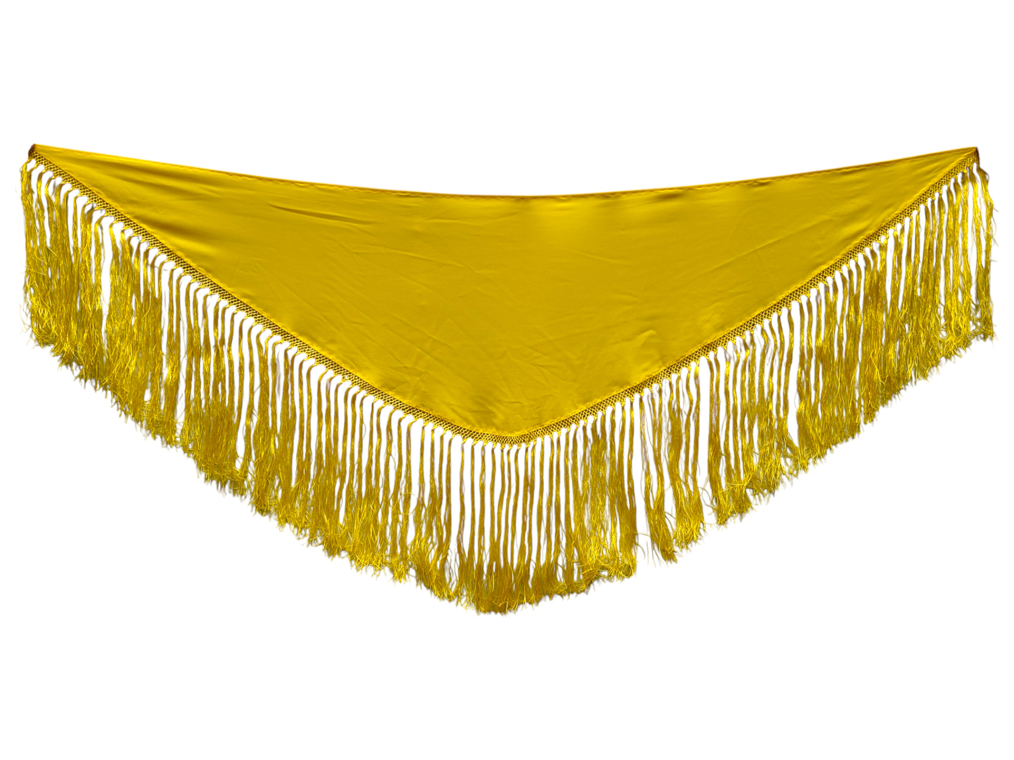 Mantoncillo liso en crespón Ref: 254. Medidas: 150 X 40 cm. Fleco: 26 cm.