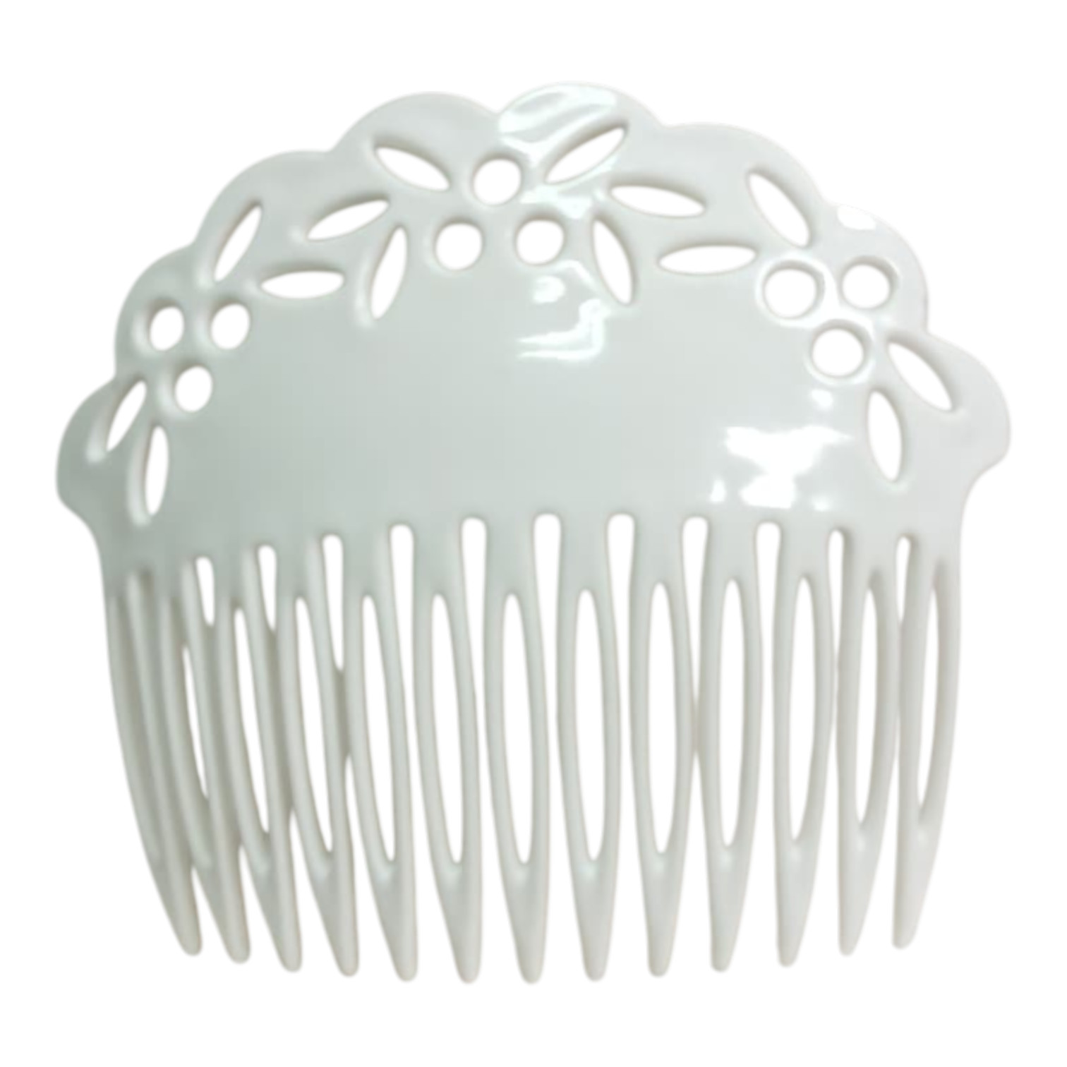 Peinecillo Flamenco de Plástico Calado. Complemento para Traje de Flamenca