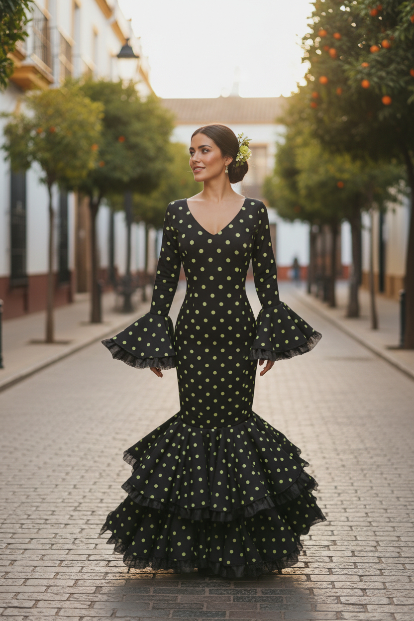 T 42. Trajes de Flamenca. Esencia