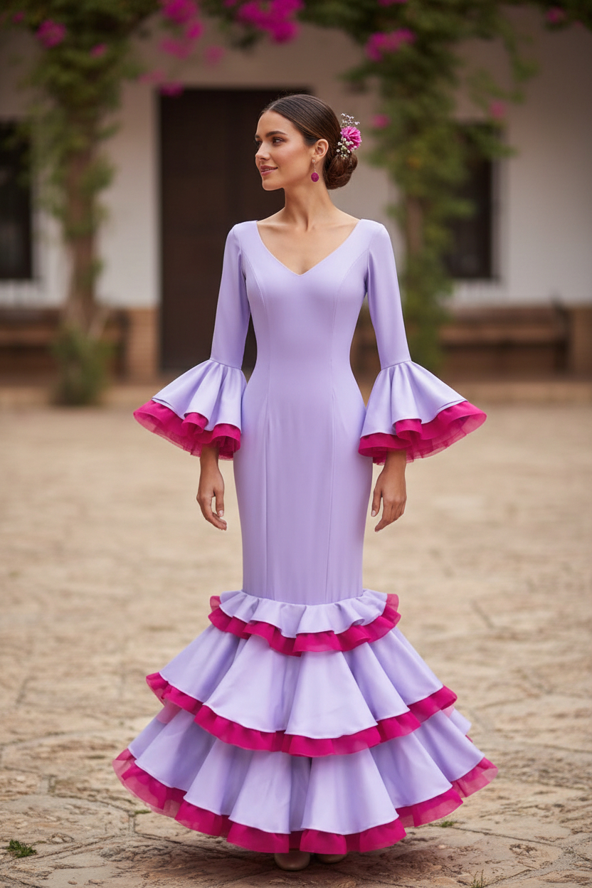 Trajes de Gitana Baratos Outlet. Mod. Larimar. Talla 40