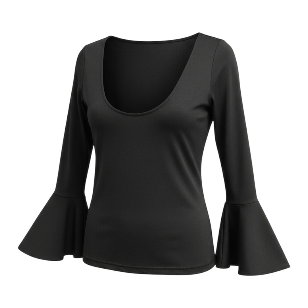 Top Flamenco Agua (Liso). Davedans