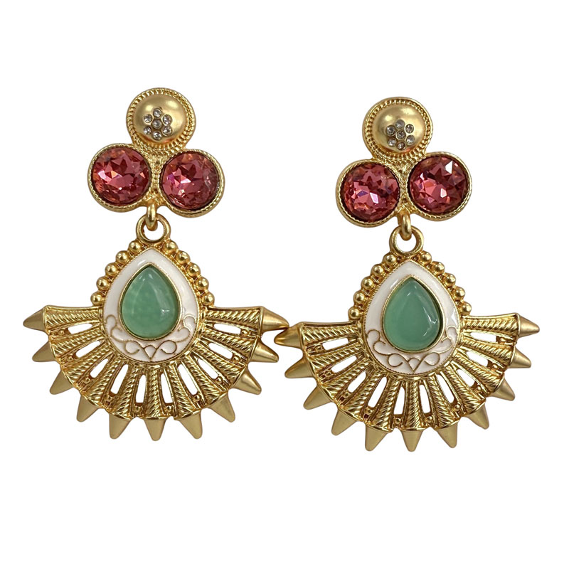 Pendientes Indi Dorados. Diseño Exclusivo y Elegante