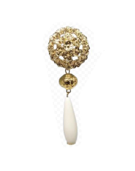 Handmade Flamenco Earrings with Natural Bone Tears