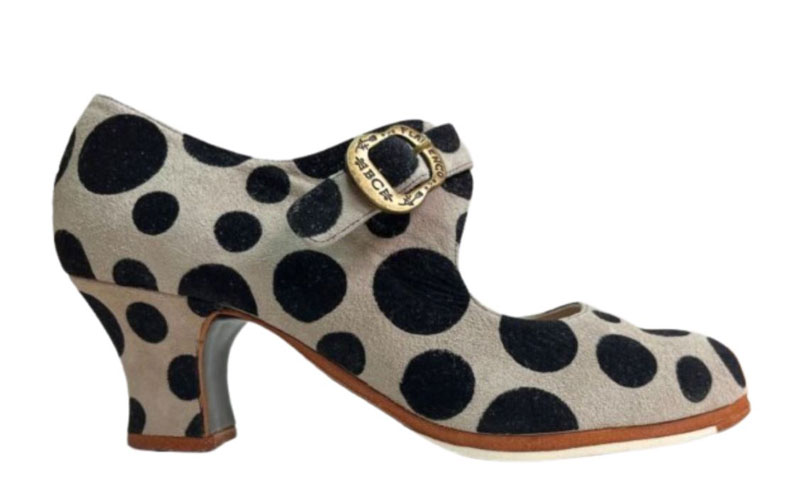 Zapato Flamenco Begoña Cervera. Tablas Hebilla Regia