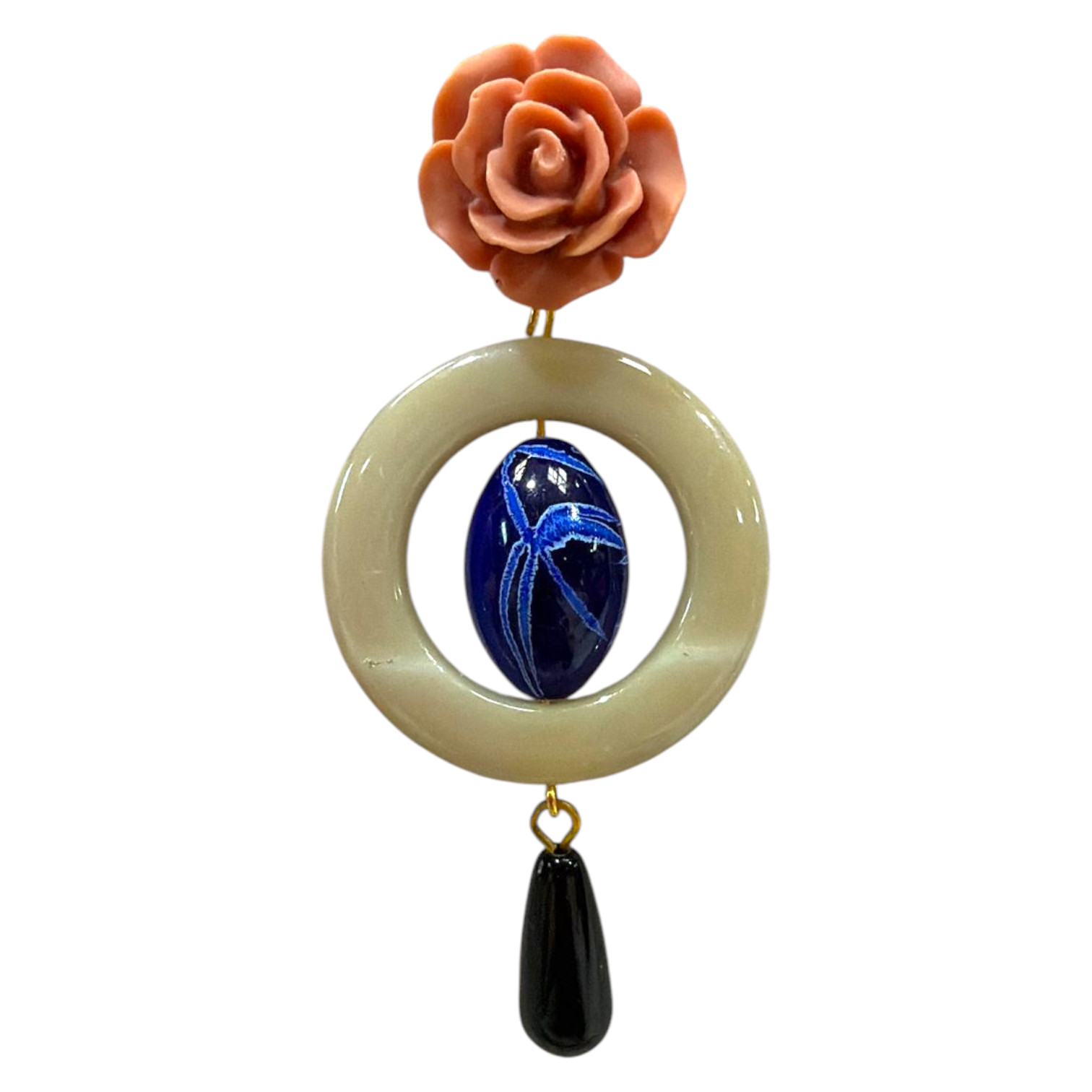 Pendientes de Flamenca Originales de Resina con Diseño Andaluz