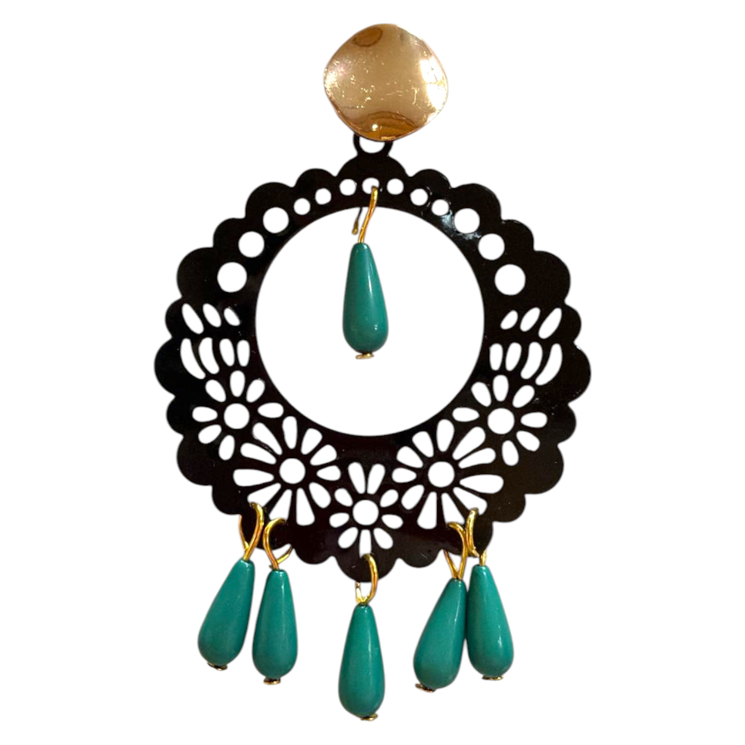 Pendientes de Flamenca Grandes y Vistosos para Feria, Rocío y Traje de Flamenca