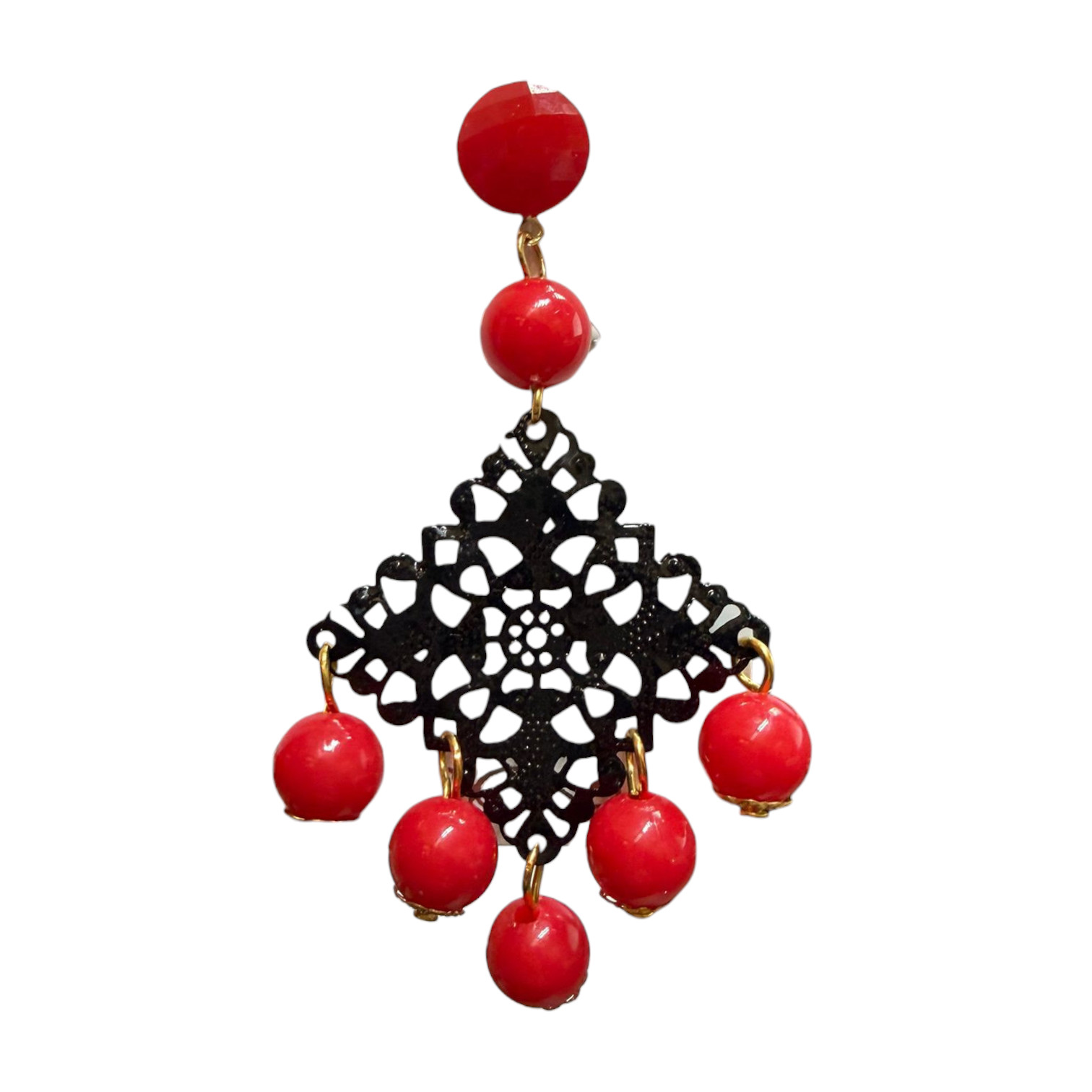 Handmade Flamenco Earrings Made in Seville