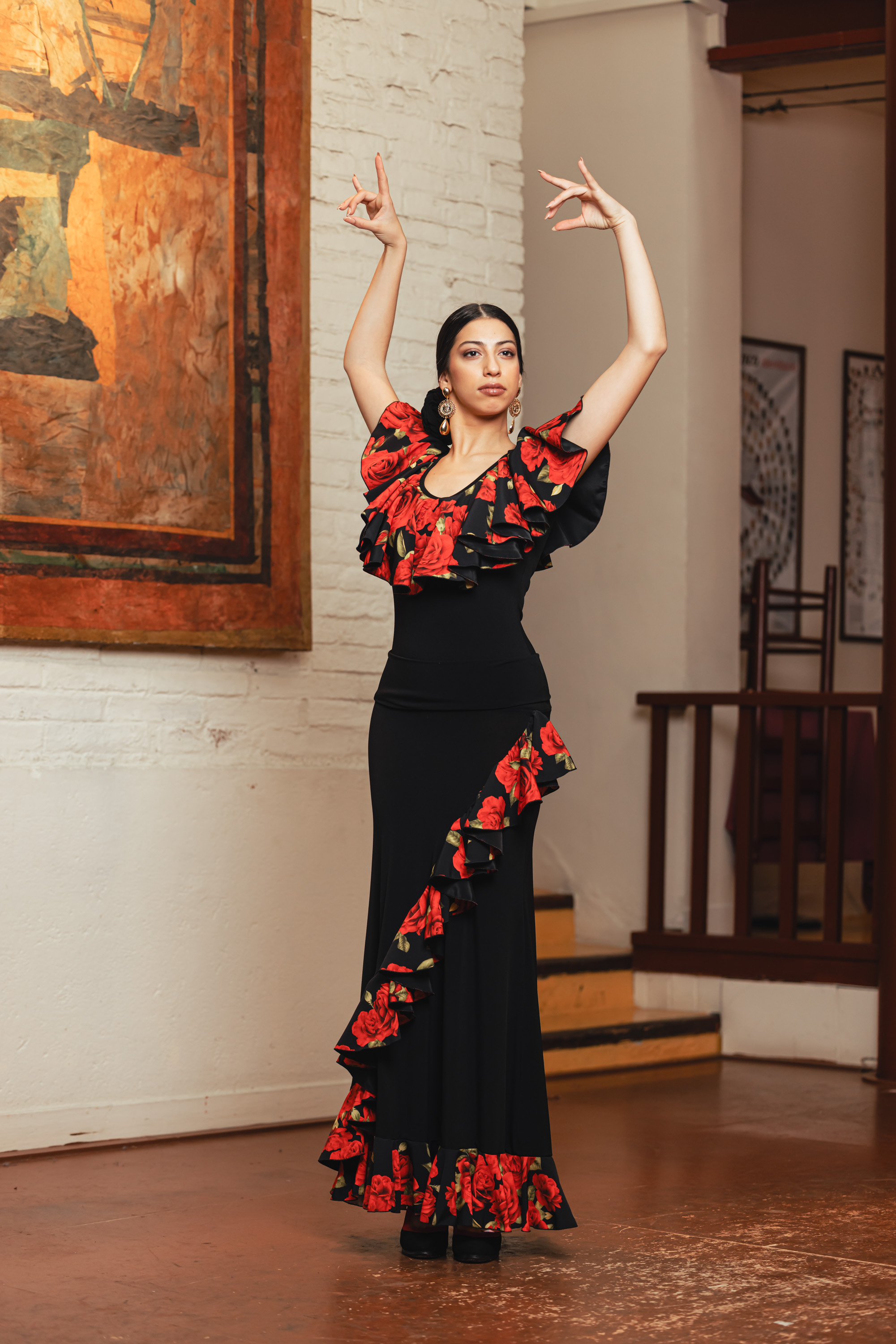 Tarante Crespón Flamenco Skirt. Davedans