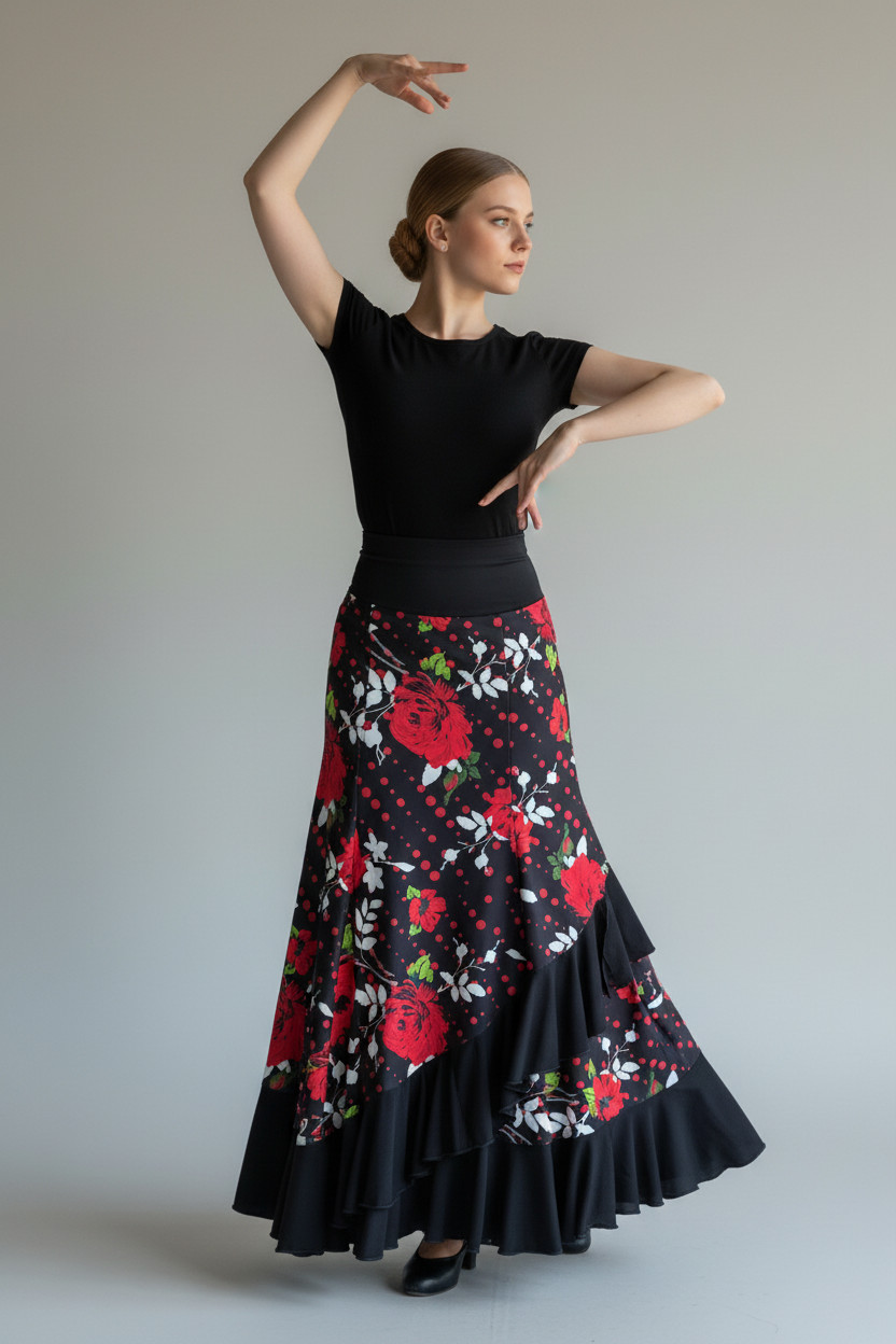 Happy dance. Faldas de Flamenco para Escenario y Ensayo. Ref. EF467PF13PFE22PF13