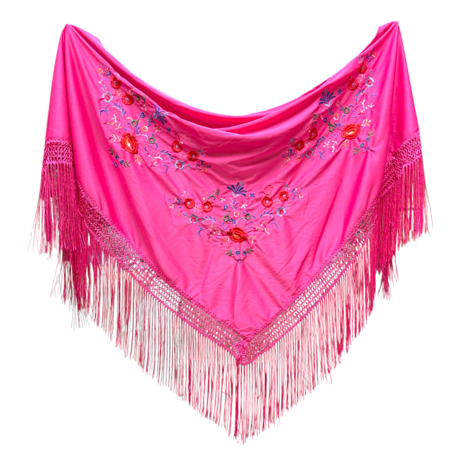 Châle Flamenco brodé. 160cmX80cm
