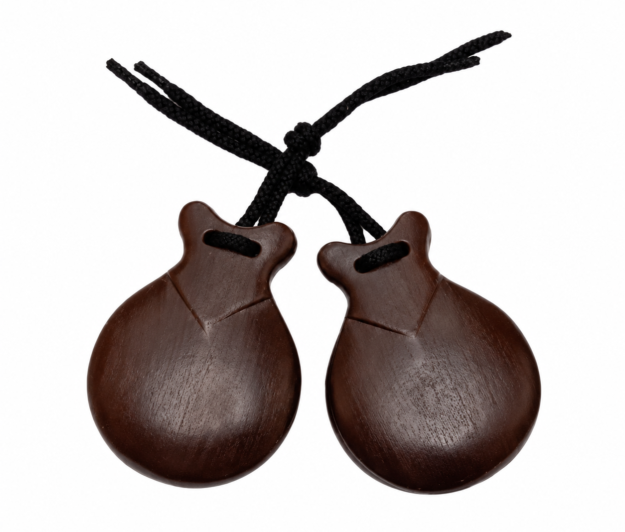 Brown Rosewood Imitation Flamenco Castanets by Jale