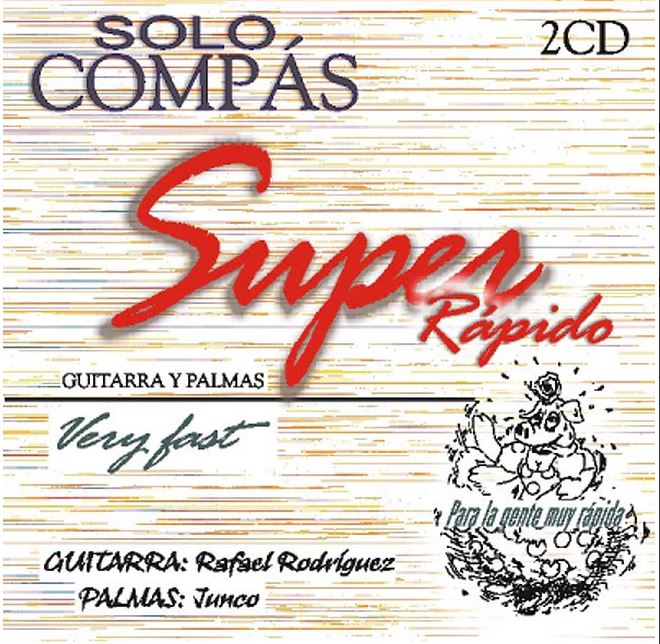 ＣＤ教材　Sólo compás - Guitarra y palmas super rápido　ＣＤ2枚組み