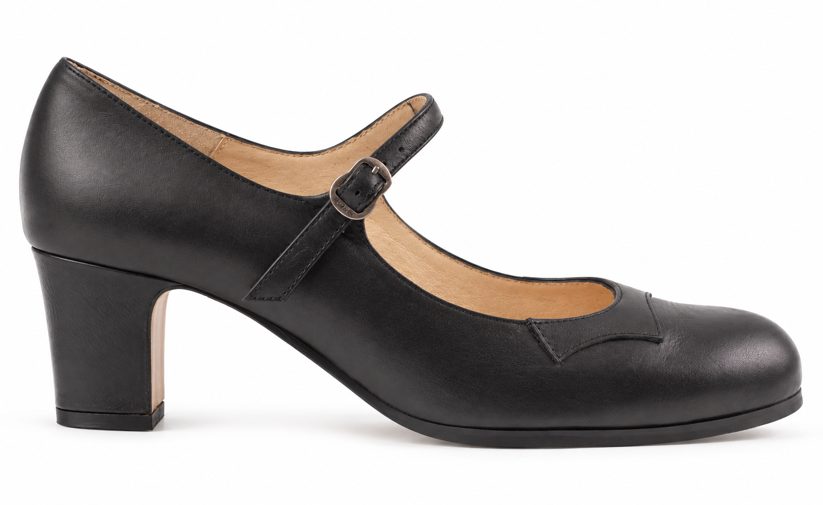Chaussure Flamenco Begoña Cervera. Basique en Cuir. Talon 6 cm