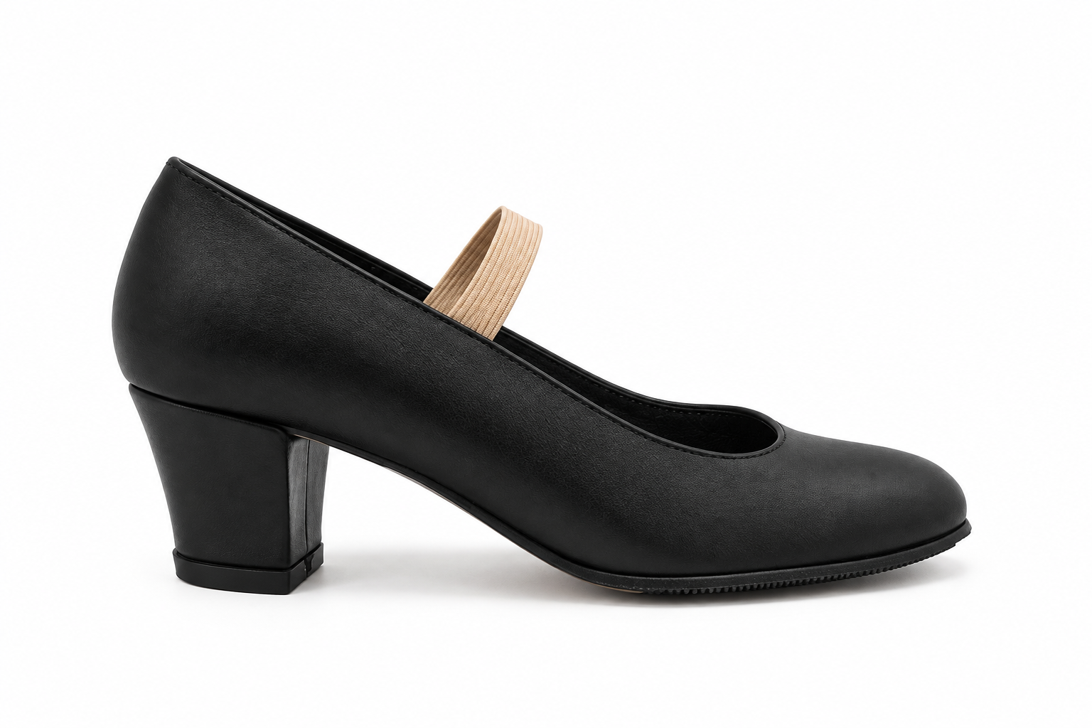 Chaussures en cuir avec clous pour danseuses de flamenco débutantes