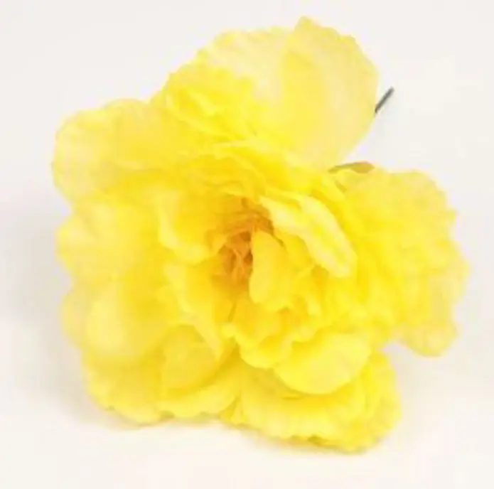Peony Valencia. Flamenco Flowers. Yellow. 12cm.