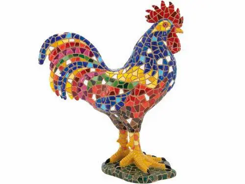 ガウディ・スタイル 鶏. 24cm
