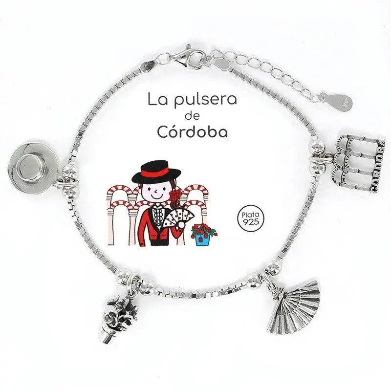 Silver Bracelet Eres lo Más Collection. Cordoba