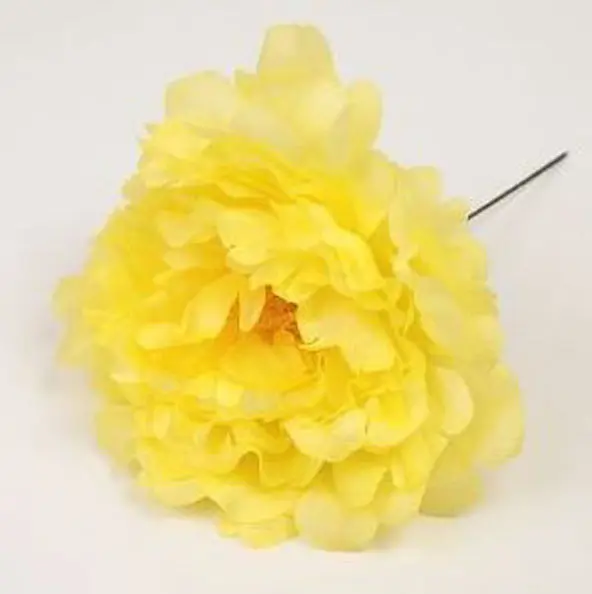 Peony Feria. Flamenco flowers. Yellow. 11cm