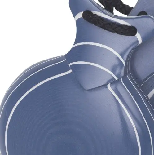 White Veined Malva Glass Capricho Castanets. Castañuelas del Sur