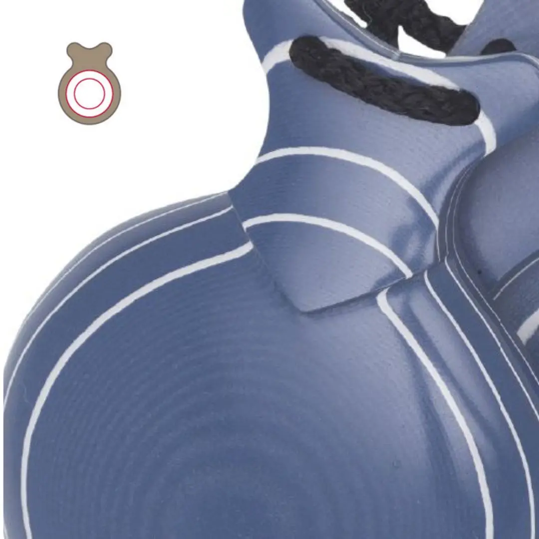 Castanets Capricho de Vidrio Mauve Veteada Blanca. Double Soundbox. Castañuelas del Sur
