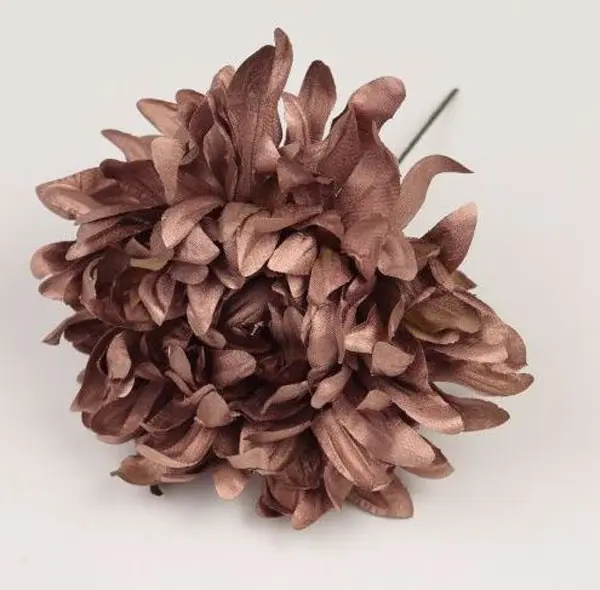 メタリックフラメンコフラワー。マム・コルドバ。銅。11cm。