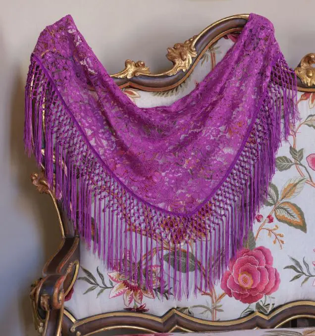 Bougainvillea Lace Shawl