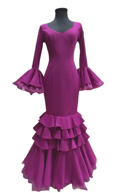 Taille 38. Robe Robe Flamenca. Mod. Clavel Fucsia